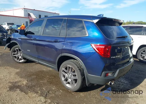 2022 Honda Passport Awd Ex-L from USA, damaged, VIN 5FNYF8H51NB010125
